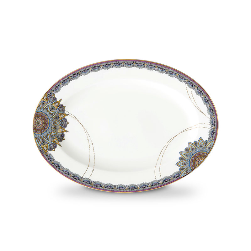 Овальная тарелка из коллекции "Ханшайым" 355мм